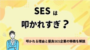 SESは叩かれすぎ？